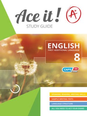cover image of Ace It! English Fal Grade 8